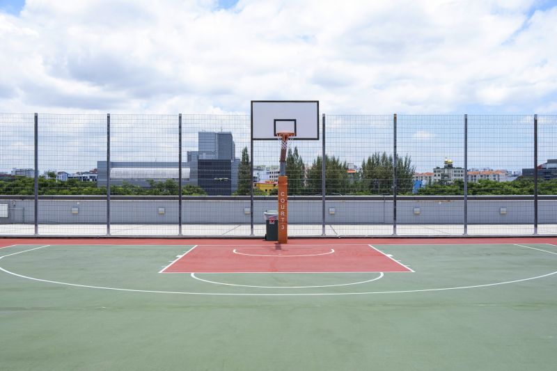 Multiple Courts with Installed Posts