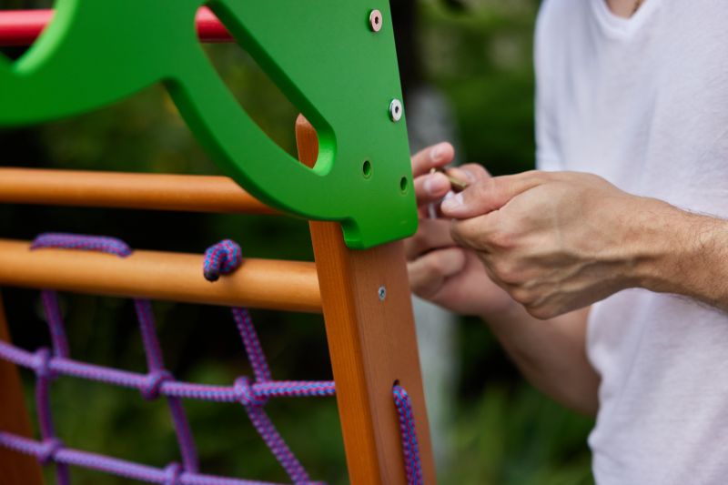 Wooden Playset Installation in Longmont, CO
