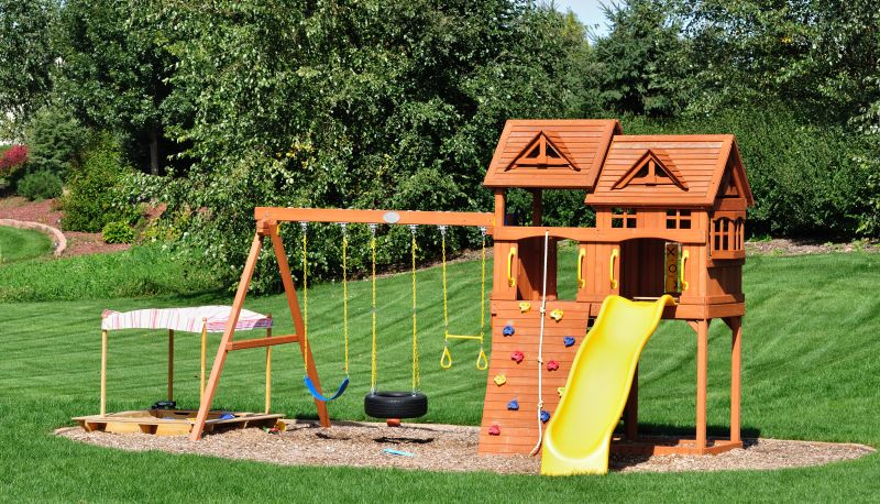 Wooden Playset Installation in Littleton, CO